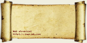 Tadija Adamac vizit kartica